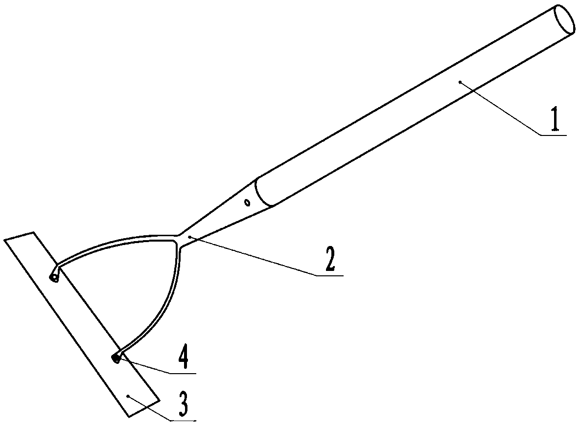 Plant shoveling device for herbal traditional Chinese medicinal materials