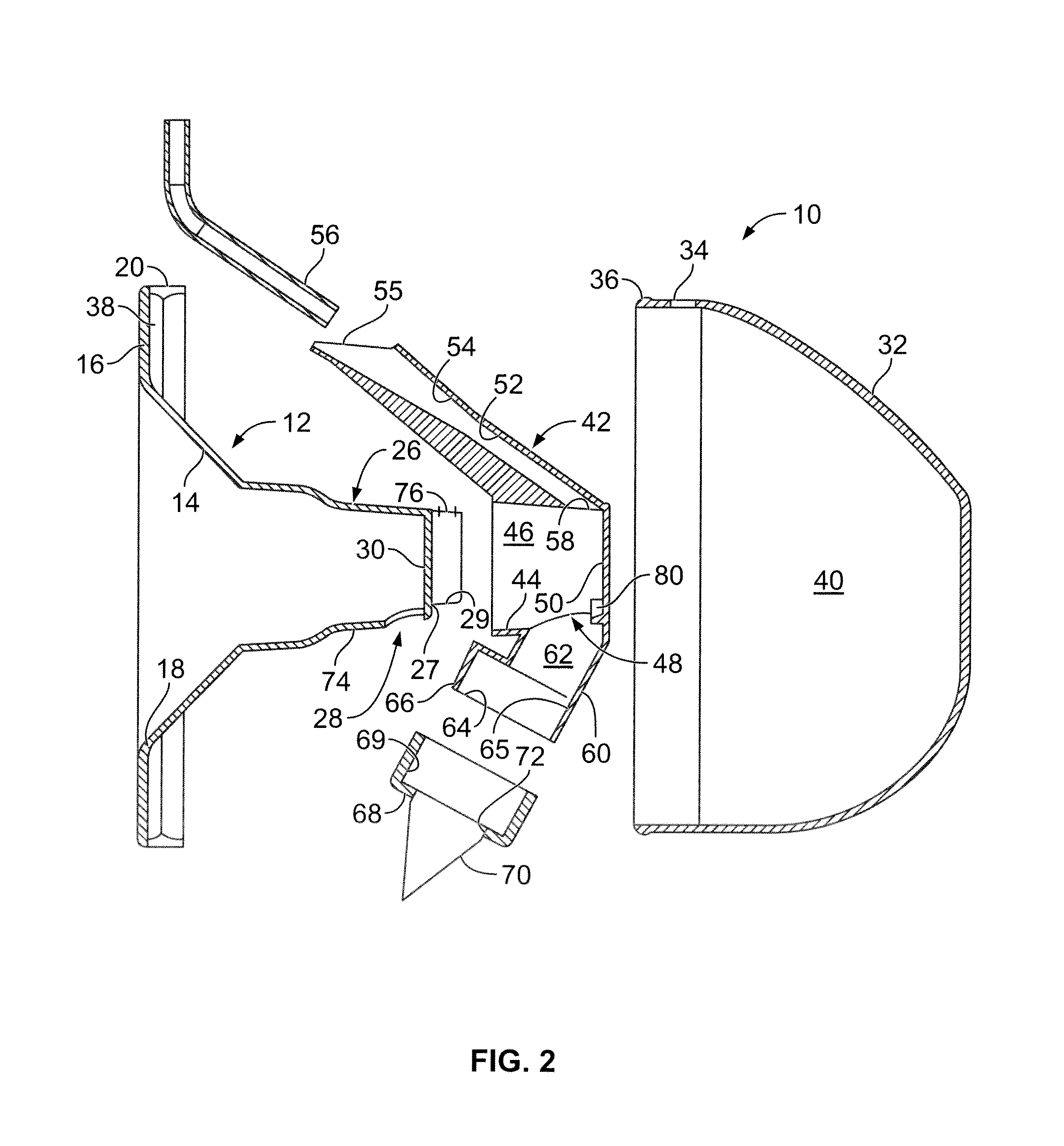 Submersible valve for a breast milk collection device with self contained reservoir