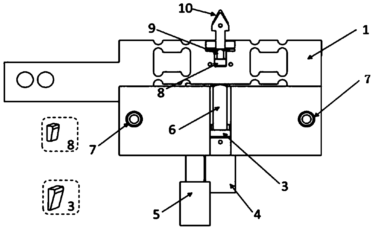 Cascaded cross-scale tool servo device and high-frequency control method thereof