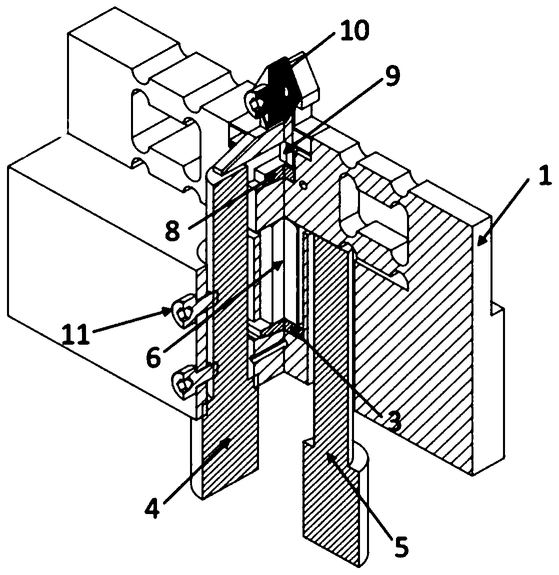 Cascaded cross-scale tool servo device and high-frequency control method thereof