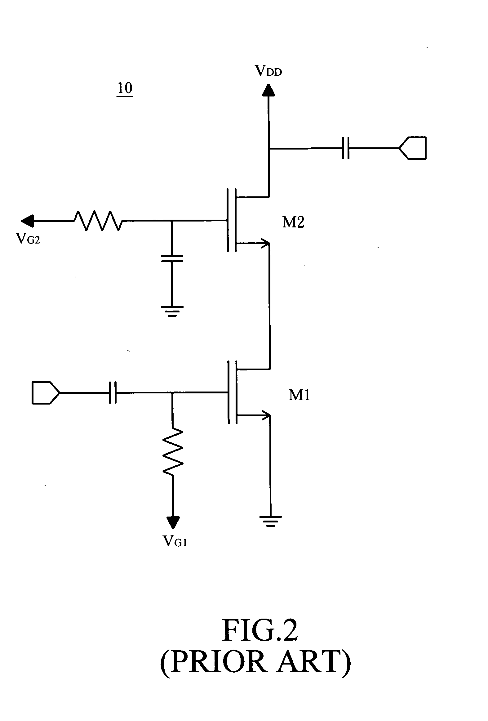 Low noise cascode amplifier