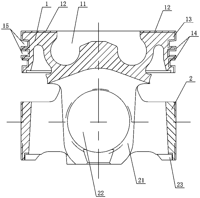 A kind of remanufacturing method of steel piston