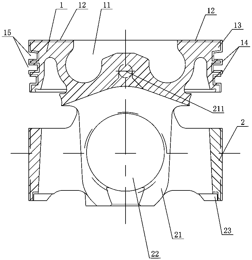 A kind of remanufacturing method of steel piston