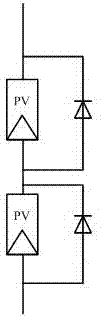 A multi-peak i-v curve simulation method for series photovoltaic modules