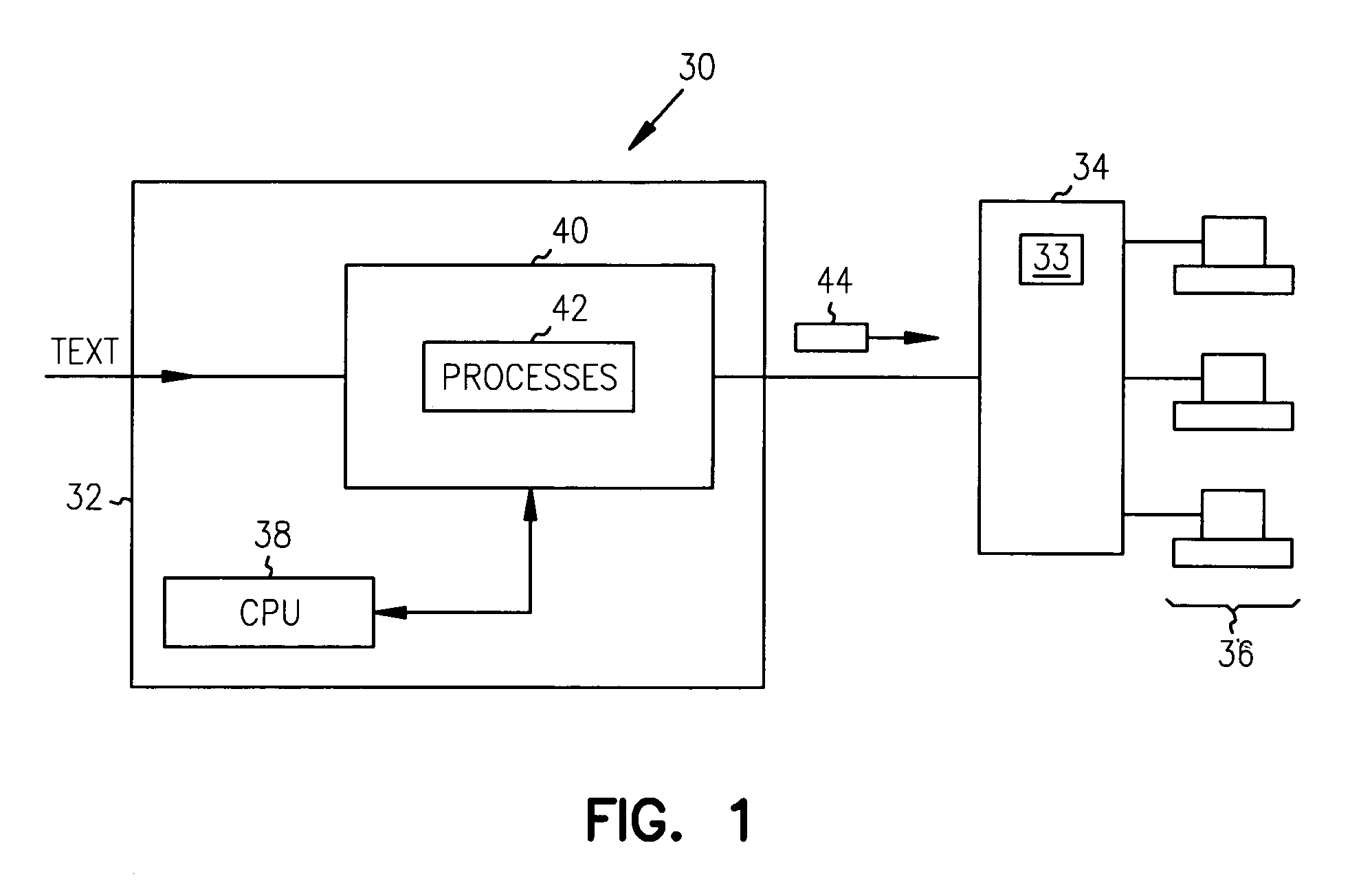 System and method for processing formatted text documents in a database