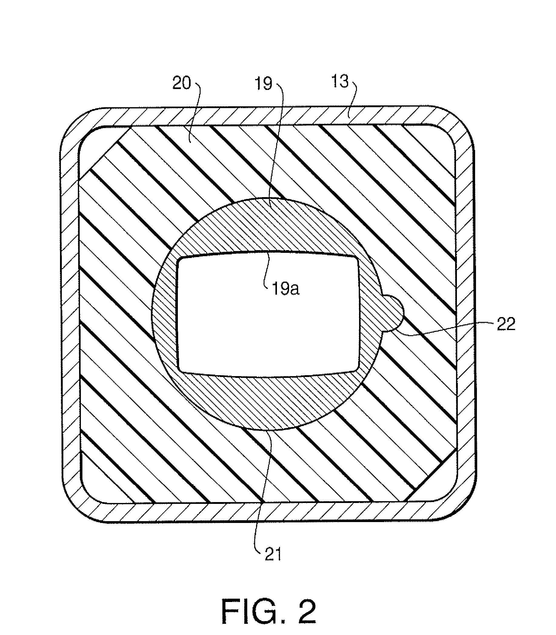 Image capturing element package for electronic endoscope