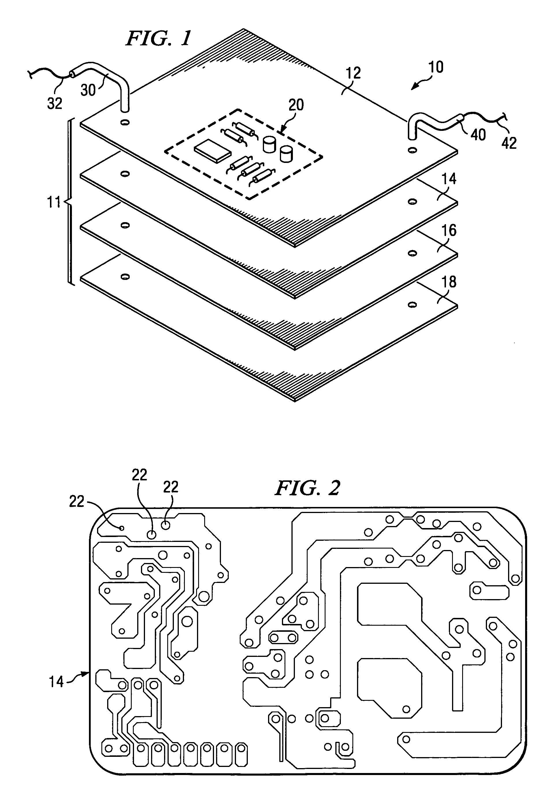 Power converter having multiple layer heat sinks