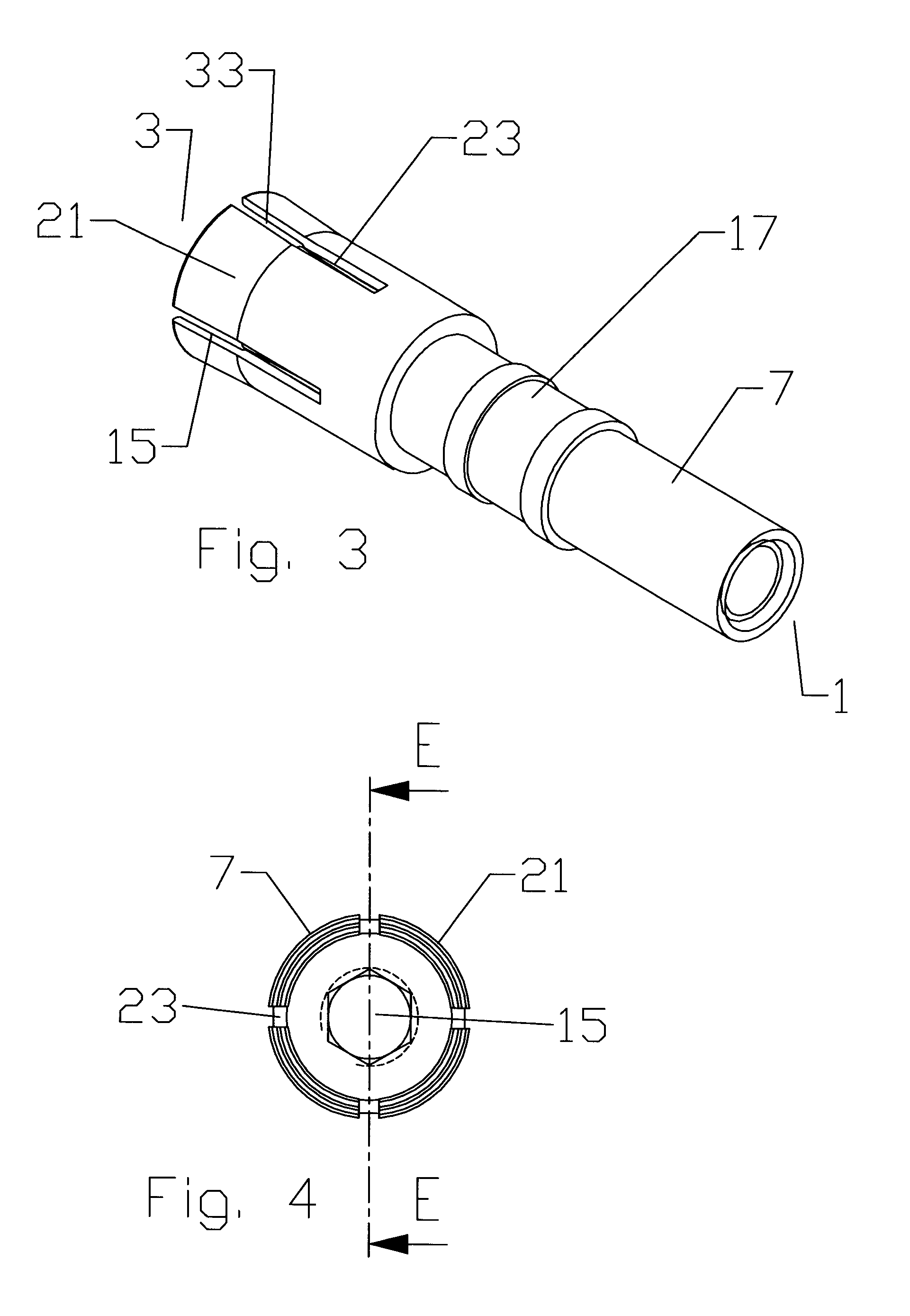 Coaxial connector inner contact arrangement