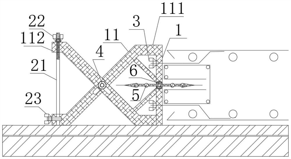 Mounting method and mounting device for embedded water stop