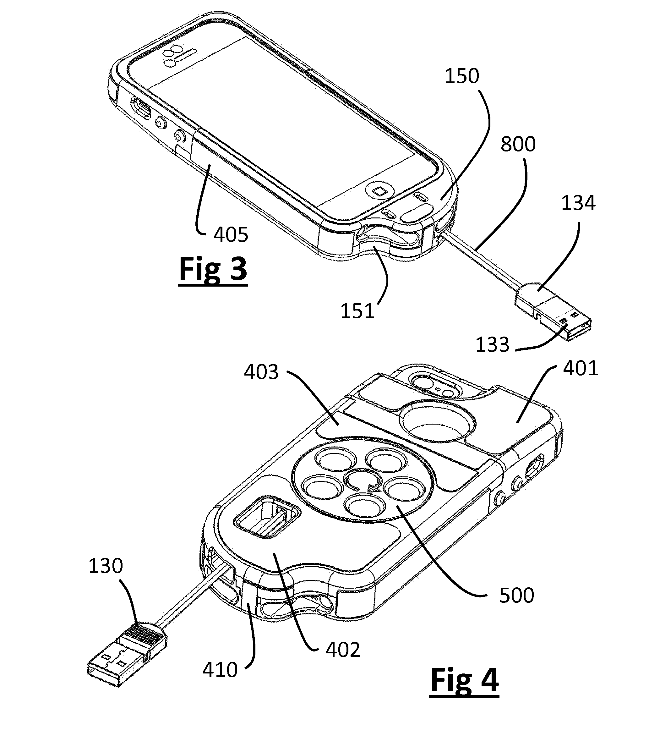 Protective Case for Portable Electronic Device with Integrated Dispensable and Retractable Charge and Sync Cable