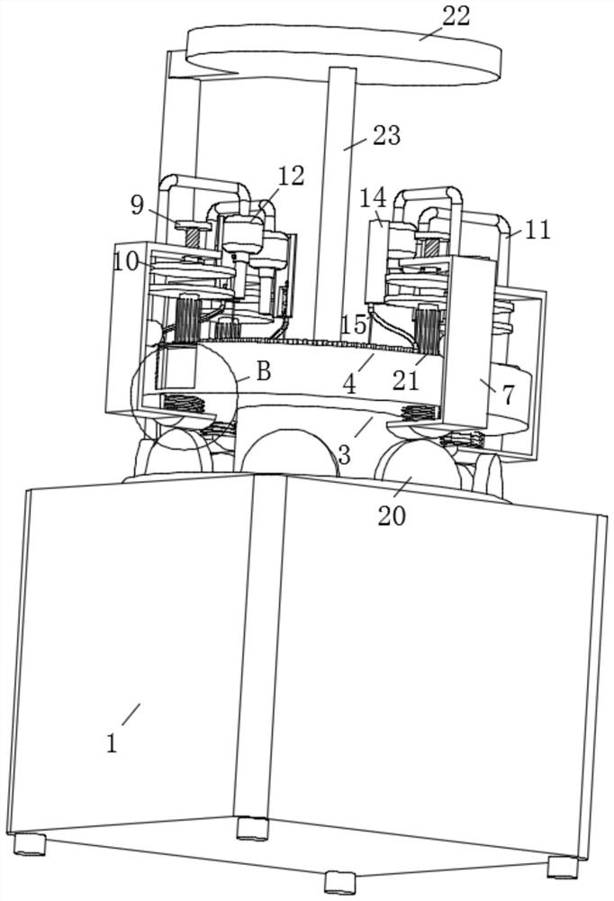 Multi-station building template machining equipment