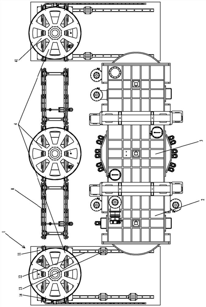 Multi-chamber continuous optical coating machine