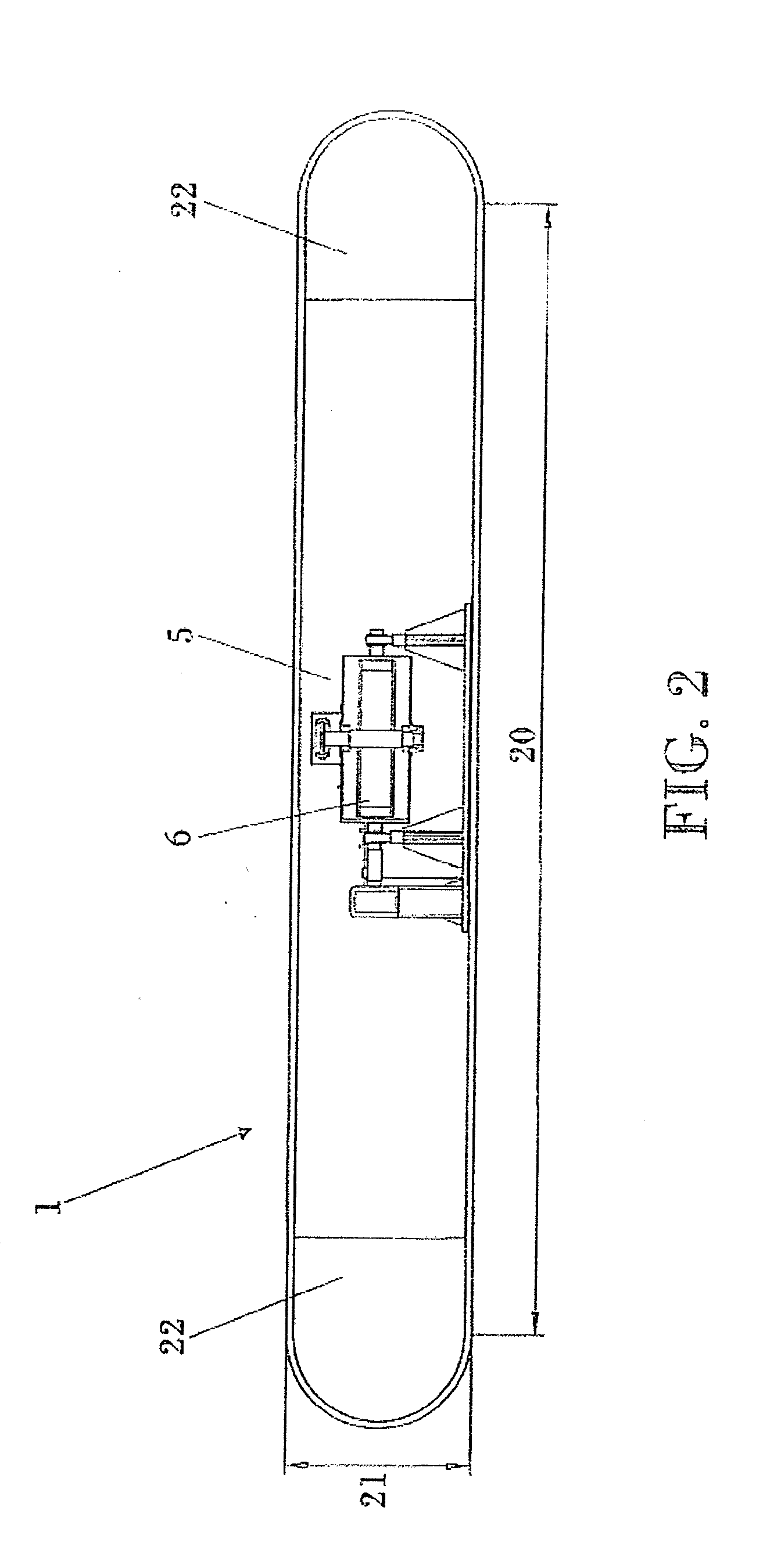 Installation and method for harnessing wave energy