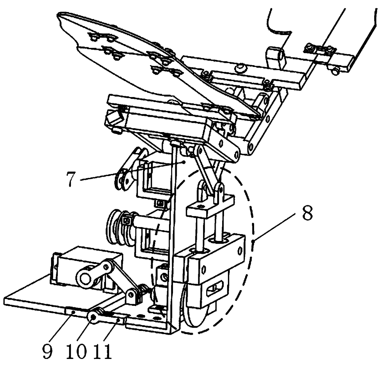 A four-degree-of-freedom beetle-like micro-flying robot with foldable flapping wings