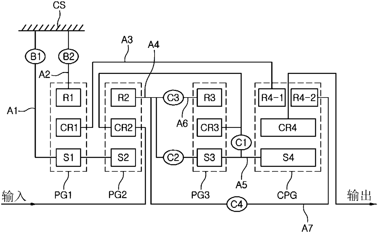 Transmission for vehicles