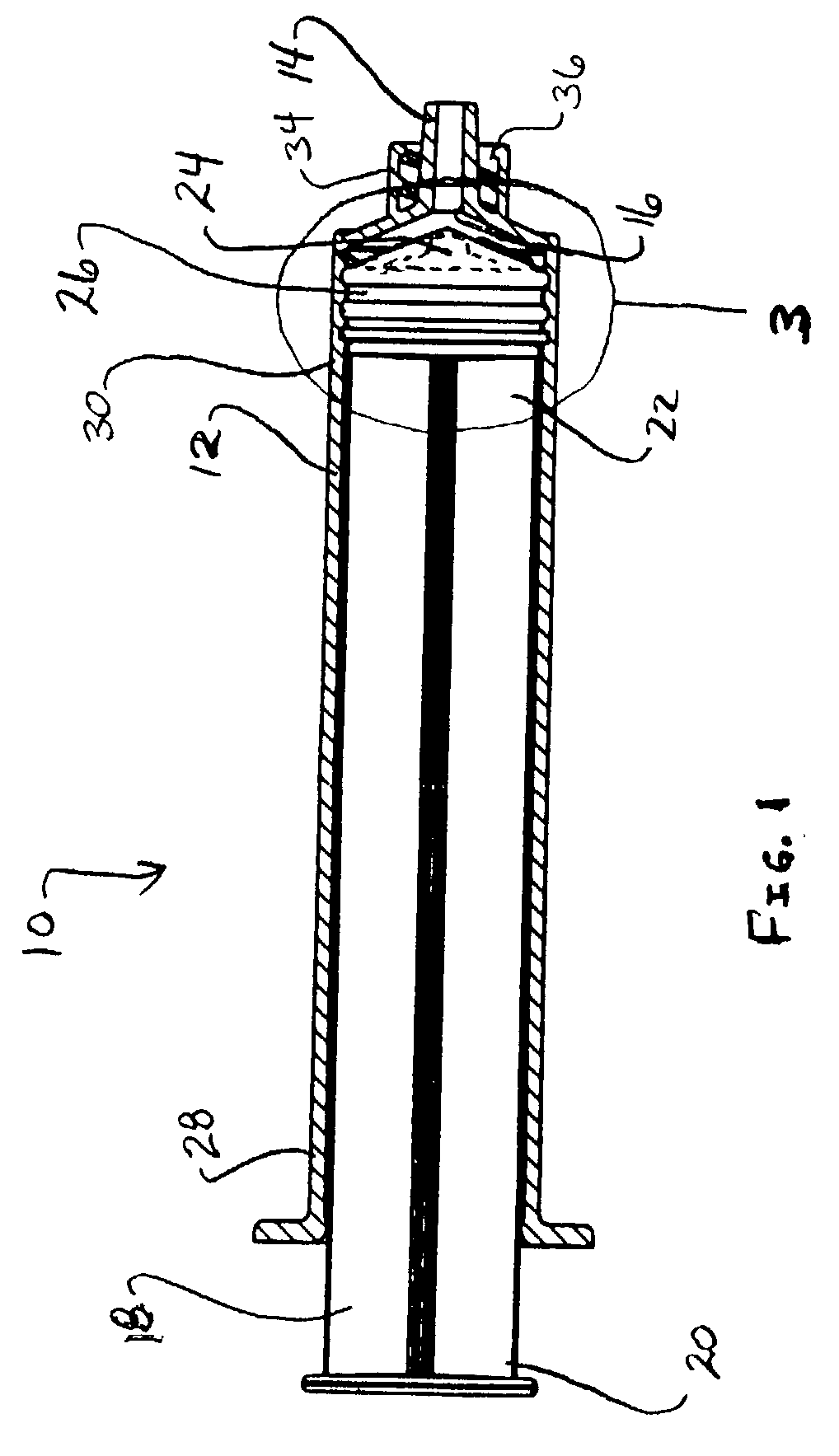 Anti-reflux syringe