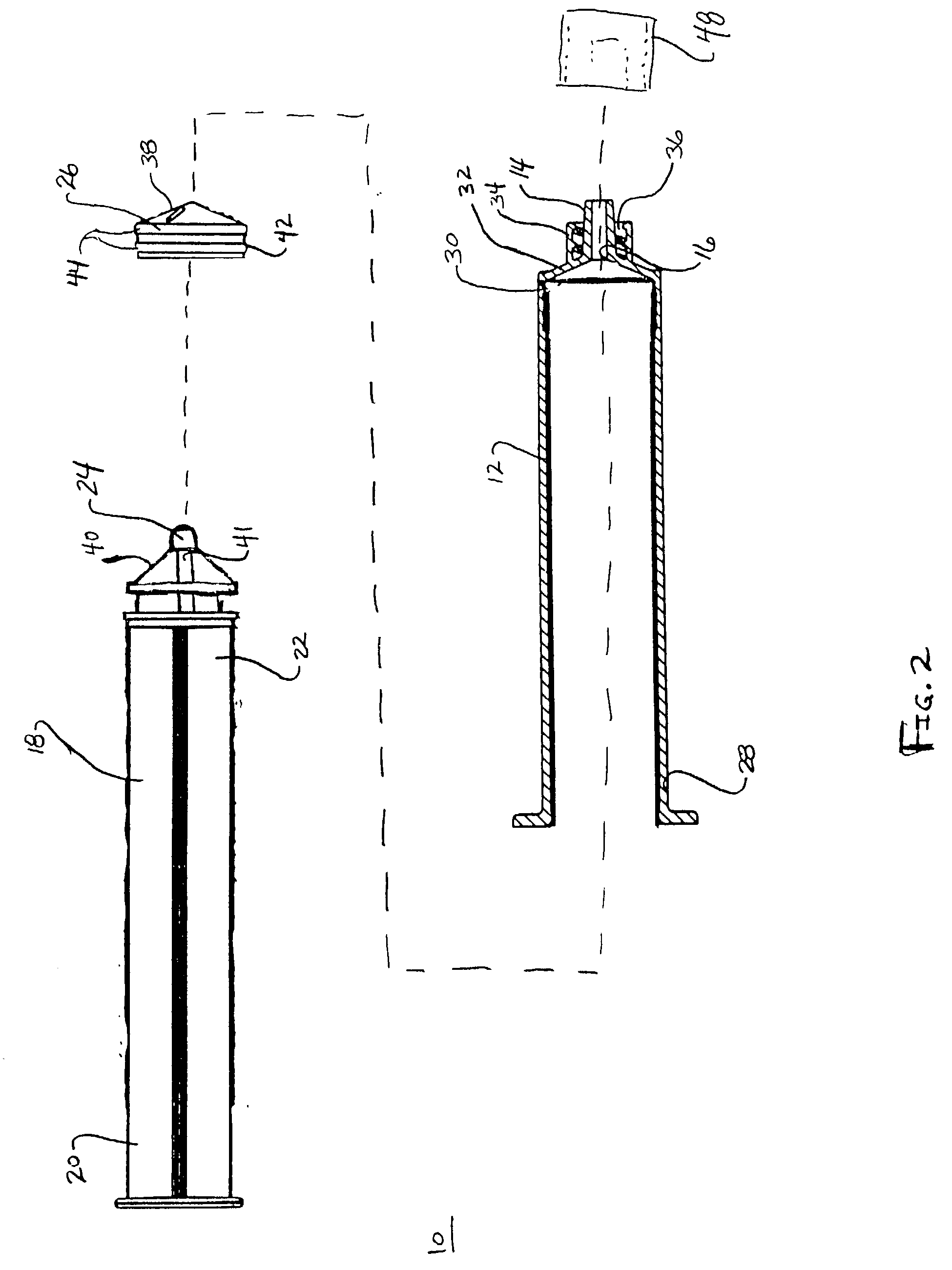 Anti-reflux syringe