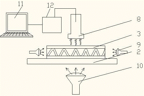 A medical stent detection device