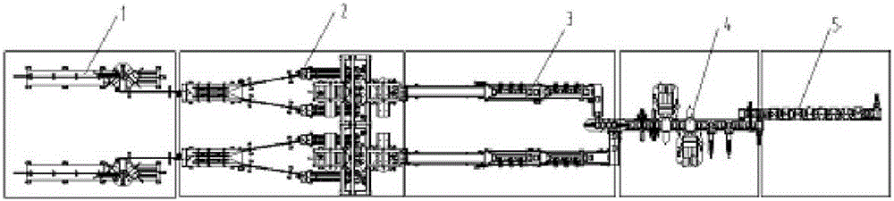 Automatic production line for photo frames