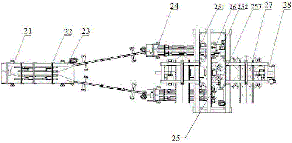 Automatic production line for photo frames