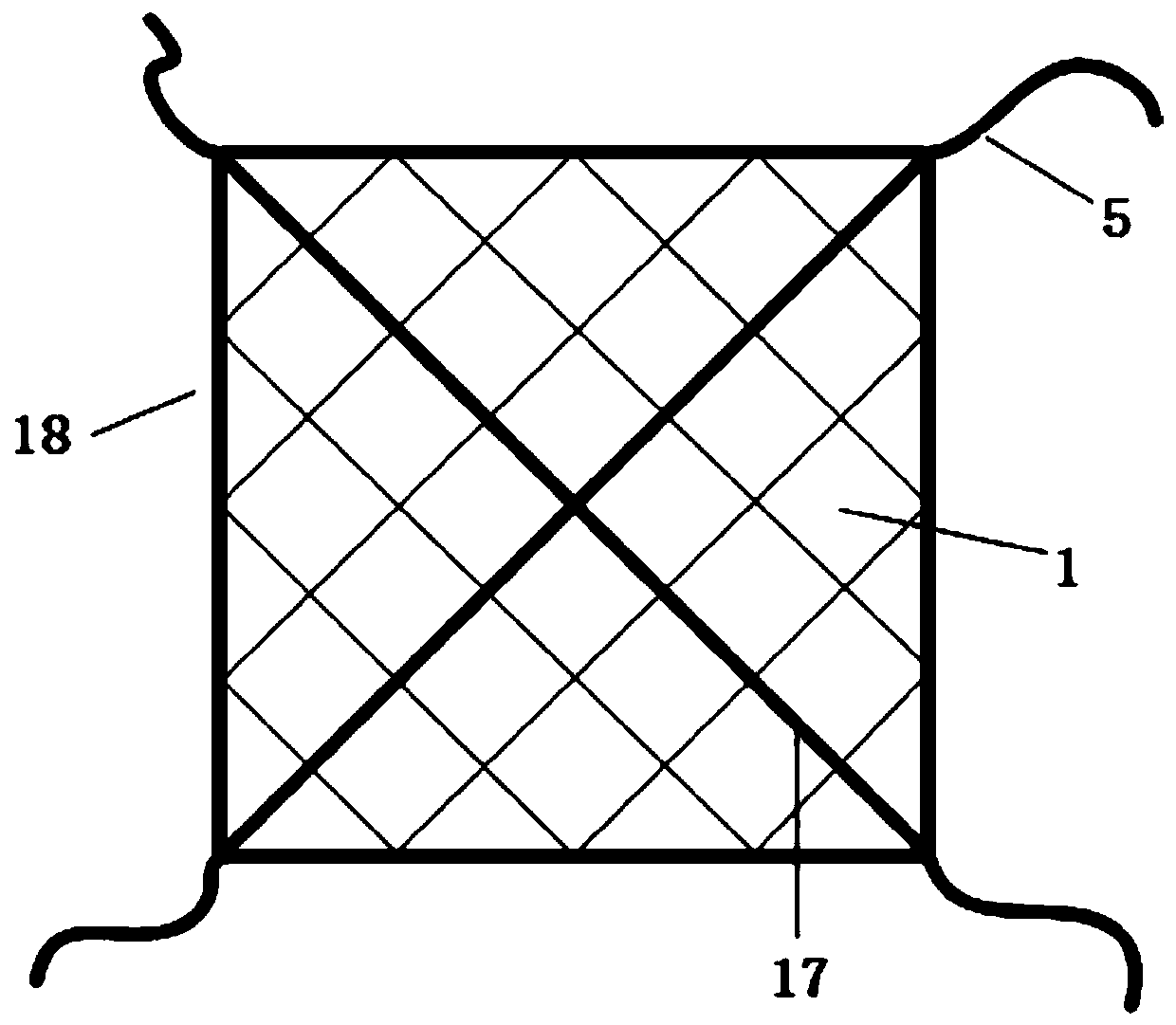 A combination of net flying claw devices