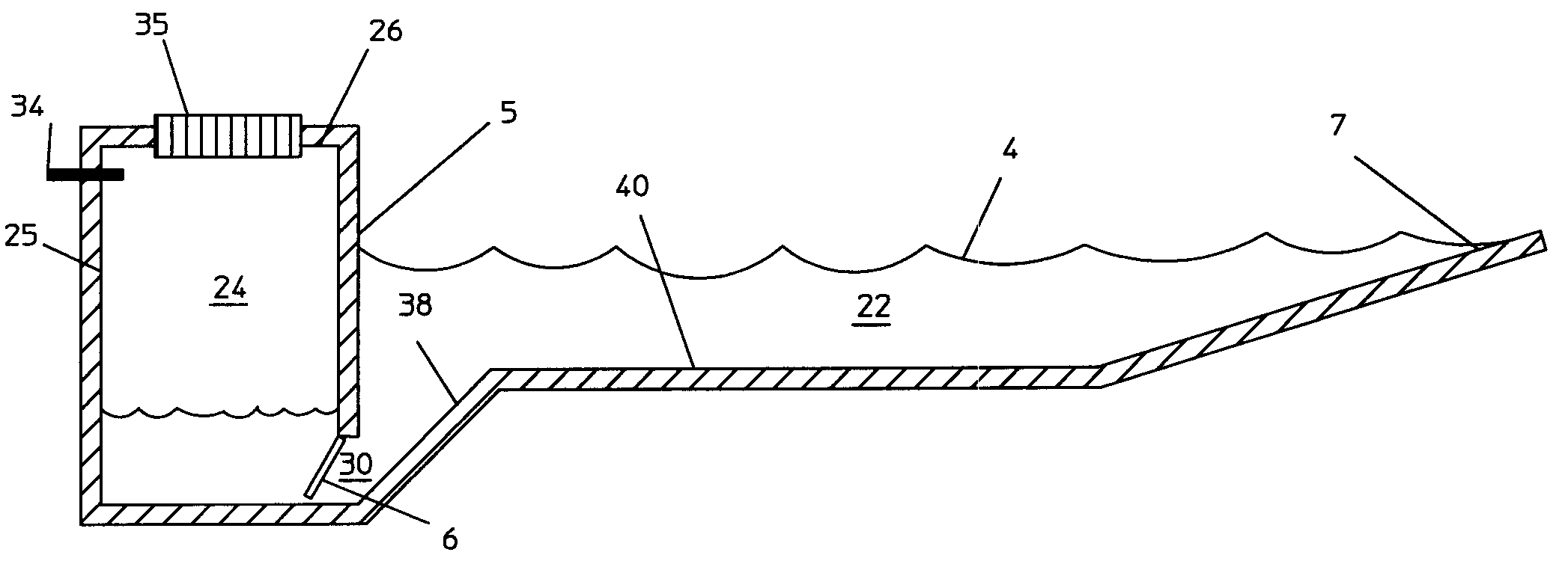 Reflecting wave generator apparatus and method