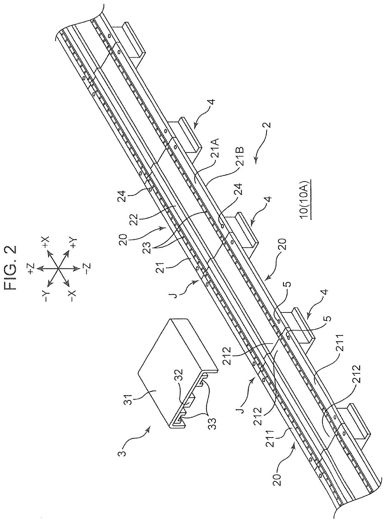 Linear conveyor device