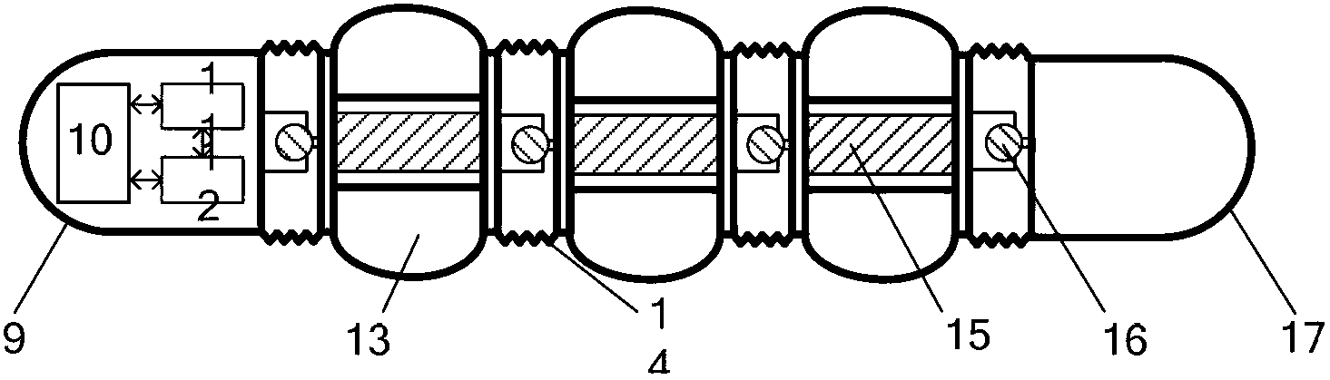 Cable-free air bag type robot system