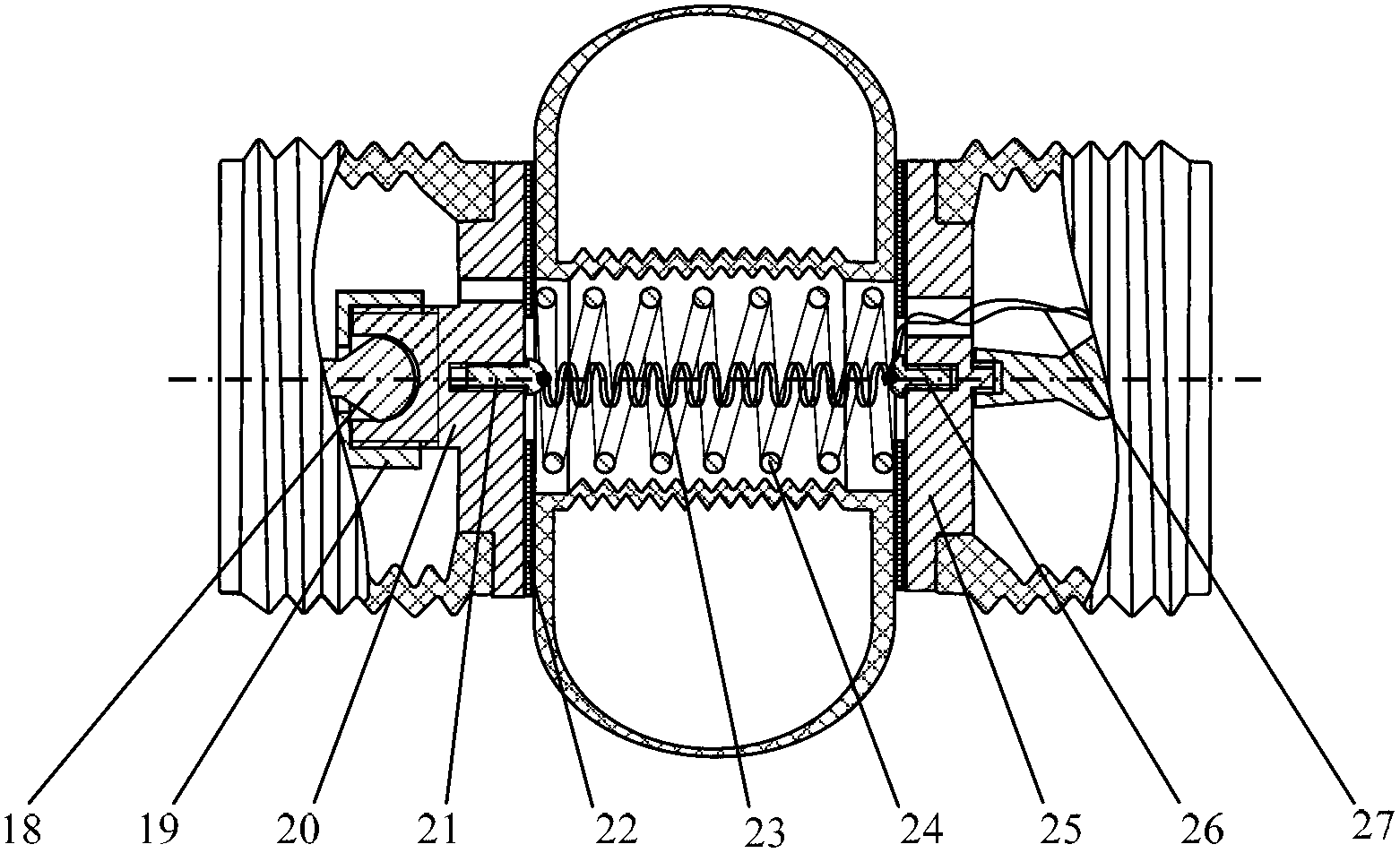 Cable-free air bag type robot system