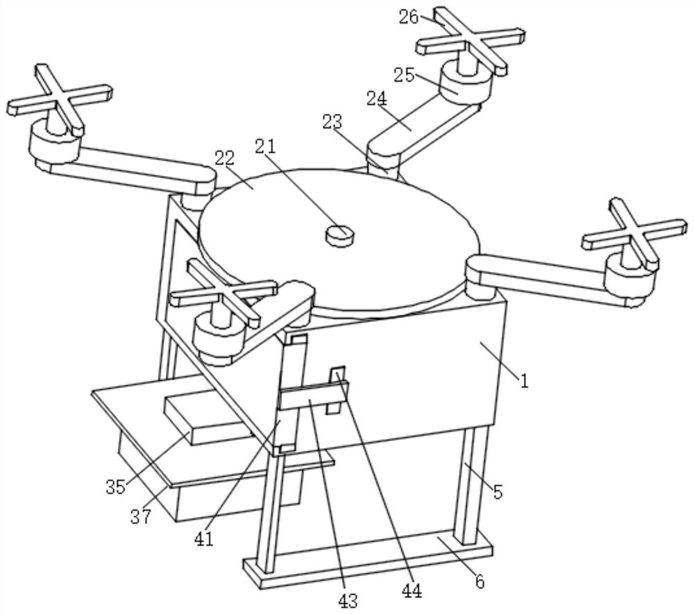 Intelligent electric power inspection unmanned aerial vehicle for high-voltage overhead line