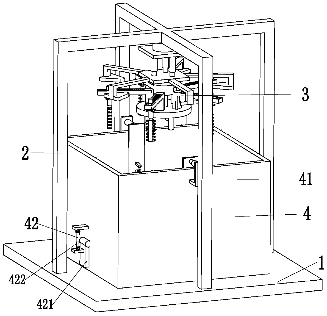 Auto parts maintenance machine