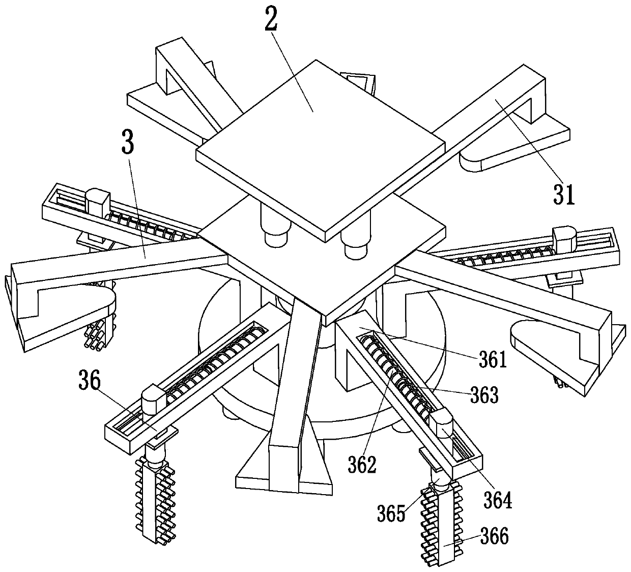 Auto parts maintenance machine