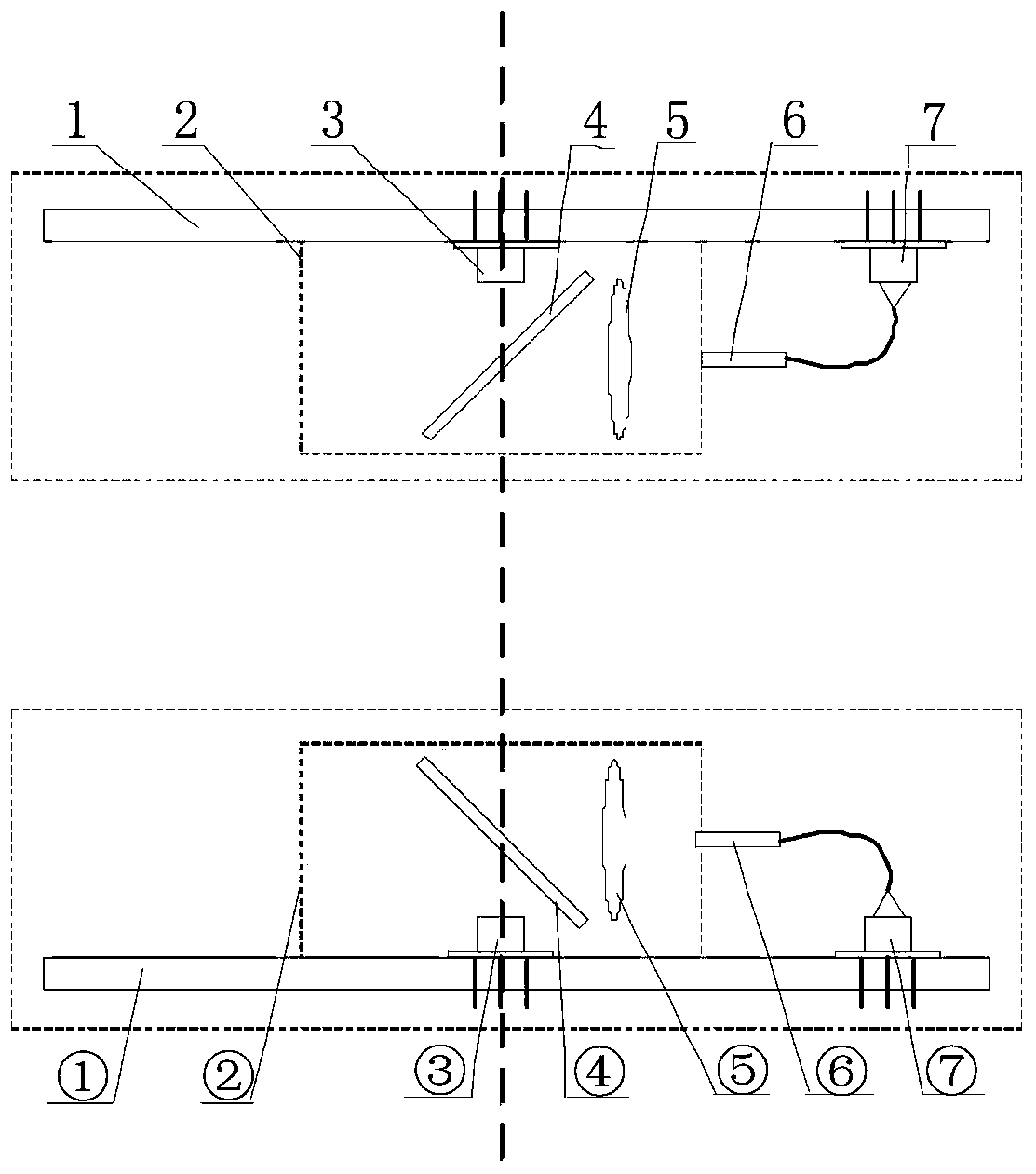 Wireless optical communication system with double rotating ends