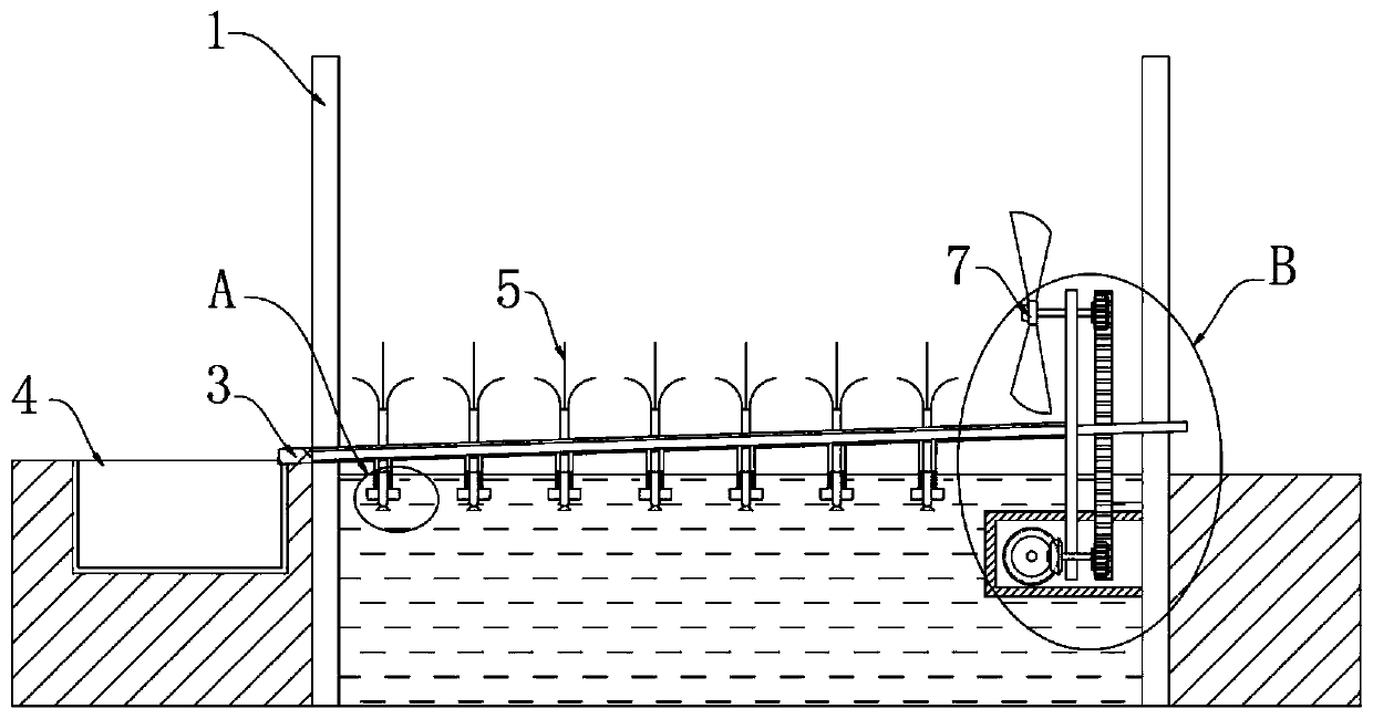 Heavy metal water quality remediation system