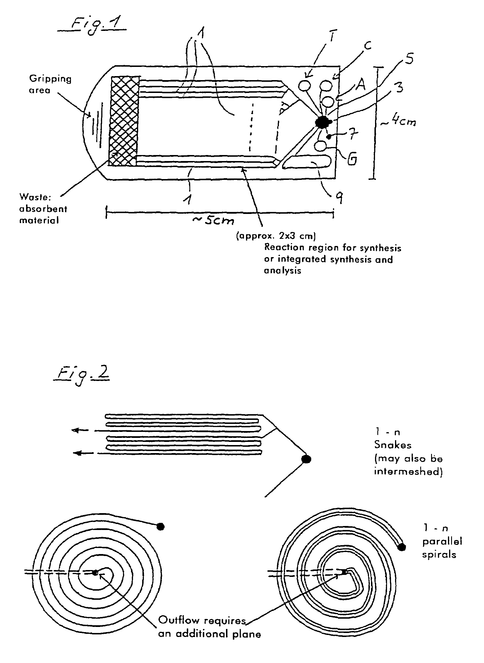 Support for a method for determining an analyte and a method for producing the support