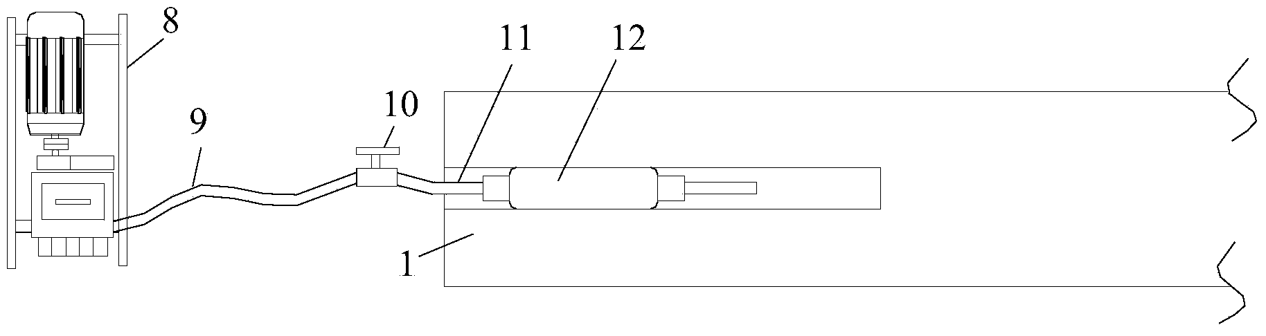 Freezing-type stone door cross-measure coal uncovering method based on hydraulic seam cutting