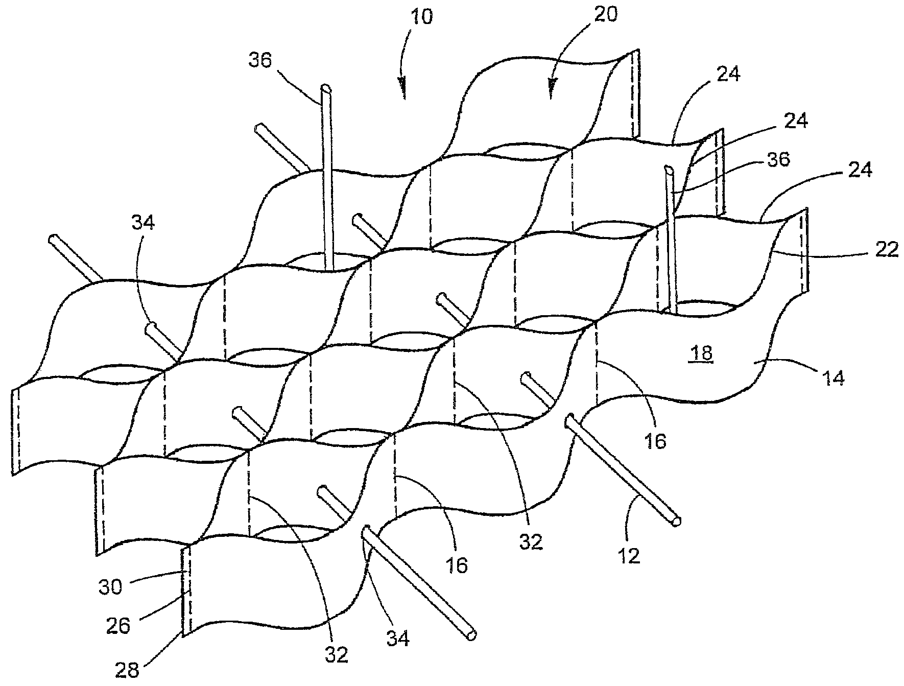 UV resistant multilayered cellular confinement system