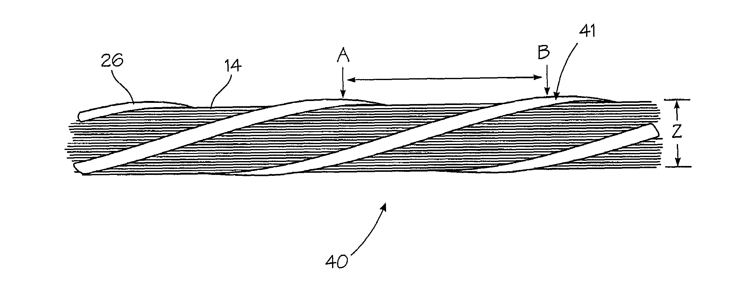 Expandable tubular fabric