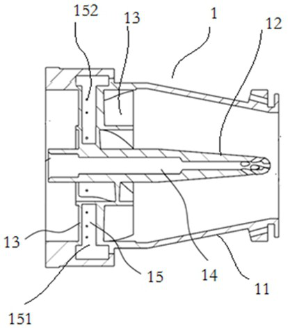 Multi-stage partitioned combustion structure for gas turbine