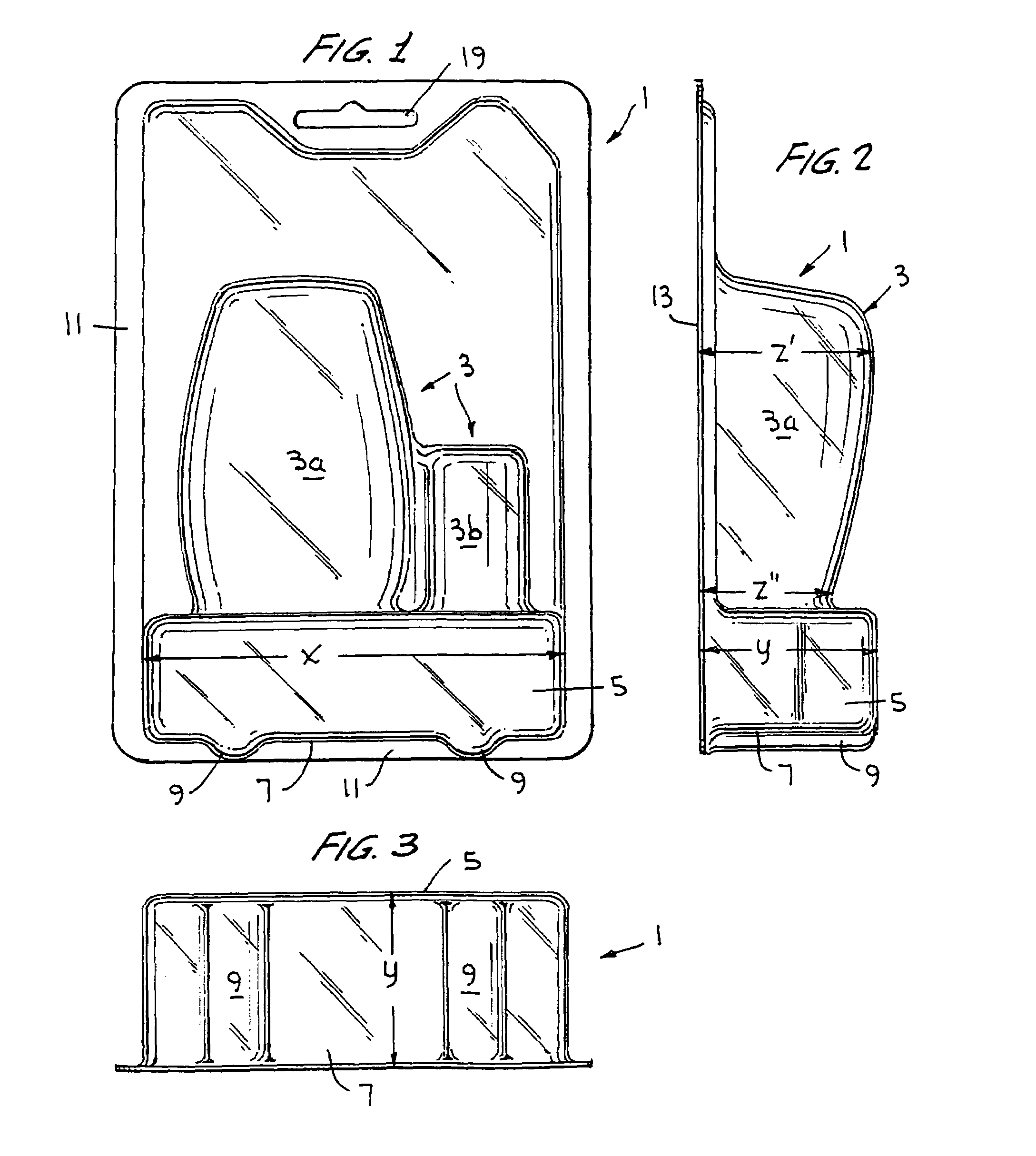 Display package with stabilizing and indexing means