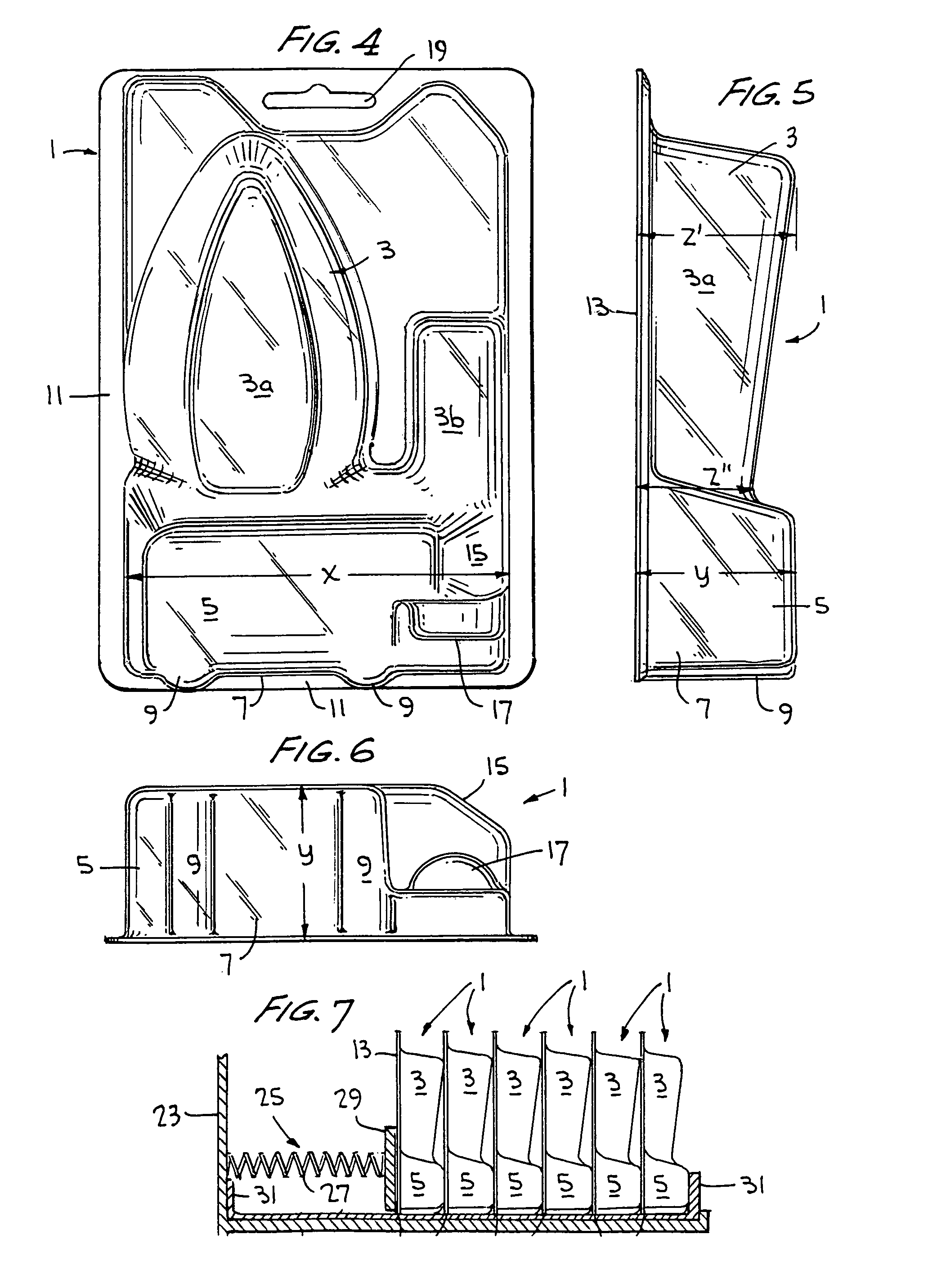 Display package with stabilizing and indexing means