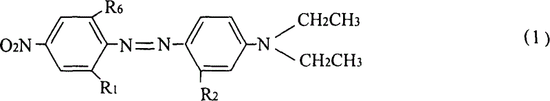 Composite environmental protection type grey disperse dyes