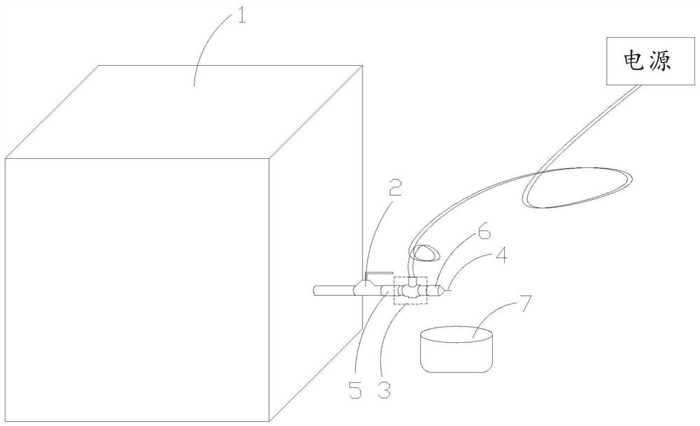 A low water pressure tightness test method and system for a high water pressure solenoid valve