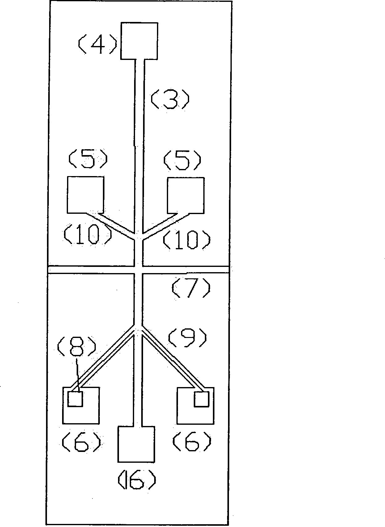 Cell separation microchip based on silicon structure on insulators