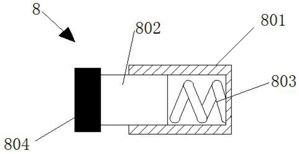 Fixing device for turnover equipment of VR glasses