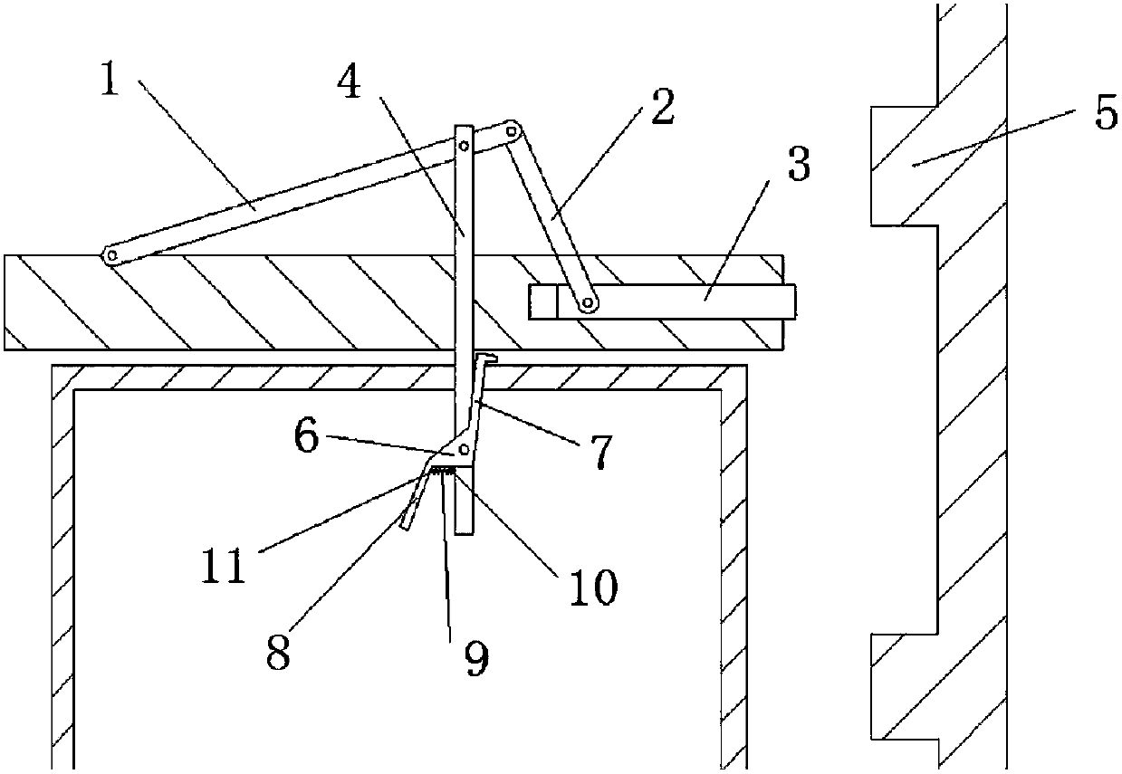 A locking device for manual fall prevention of elevators