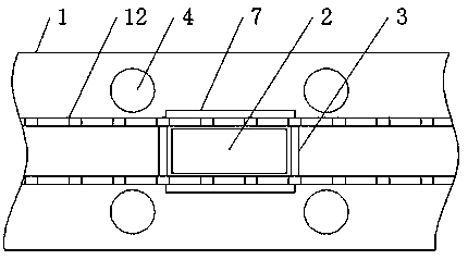 Leather bonding device and production process thereof