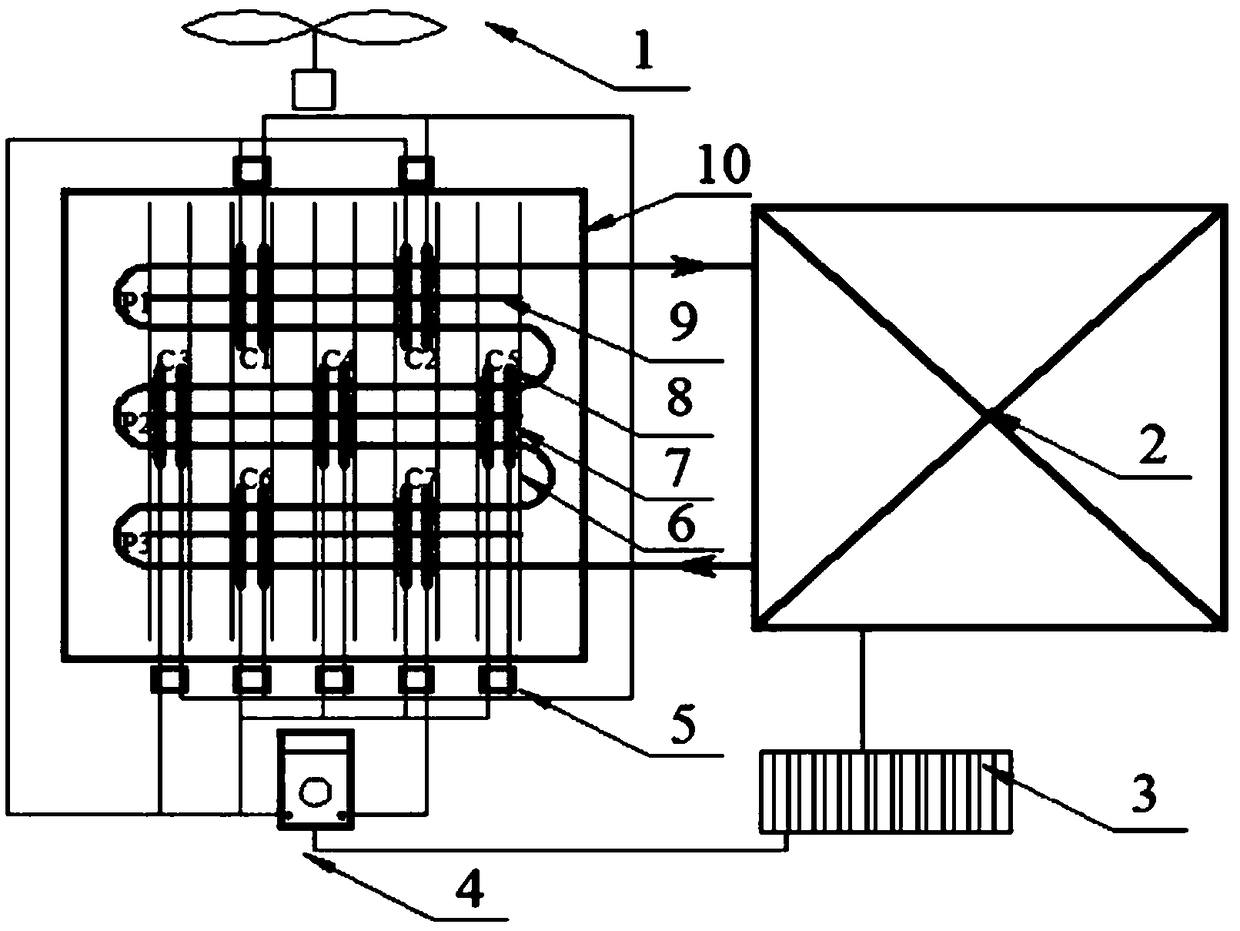 Capacitance method intelligent defrosting device and control method