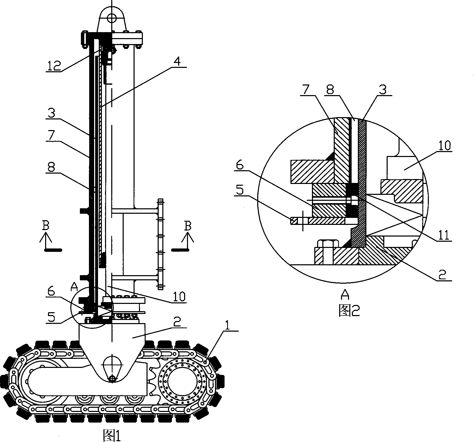 Advancement support device for spreading machine