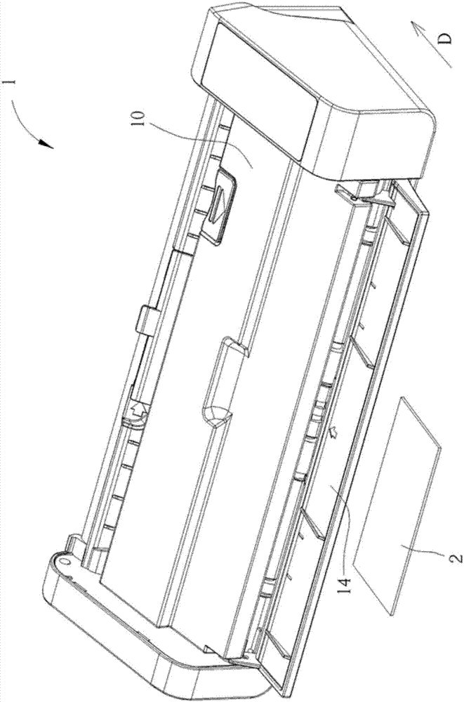 Guiding structure for use with scanner that prevent deformation of scanned images, and scanner